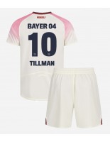 Bayer Leverkusen Malik Tillman #10 Vieraspaita Lasten 2025-26 Lyhythihainen (+ shortsit)
